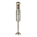 Blender de mana Hausberg HB-7668AU, 1000 W, 2 viteze, lama din otel inoxidabil, motor cupru, Auriu-Inox