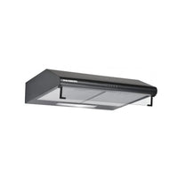 Hota traditionala Hausberg HB-1225NG, Putere de absorbtie 280m3/h, 2 motoare, 60 cm, Negru