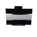 Hota Incorporabila decorativa Hausberg HB-1825NG, 60 cm, putere de absorbtie 450m3/h, Filtru aluminiu, Negru