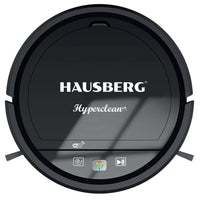 Robot de aspirare Hausberg HB3005, WiFi, 20W, aspirator si mop, control vocal, curata suprafata 90-120m/2, Autonomie 2 ore, recipient praf 350ml, Nivel zgomot 65 dB, Negru