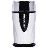 Rasnita electrica cafea HAUSBERG HB-7564AB, 150 - 200W, 70g, motor din cupru, alb