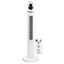 Ventilator turn digital Hausberg HB-5958AB, 55W, 45 inch, 3 viteze, temporizator 24h, LED, oscilatie, telecomanda, alb