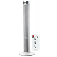 Ventilator turn Hausberg HB-5952AB, 55W, 38 inch, 3 viteze, temporizator 24h, LED, oscilatie, telecomanda, alb