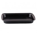 Tava dreptunghiulara pentru copt, Ertone ERT-MN 562B, anti-aderenta, 33,5x22x4 cm, Negru