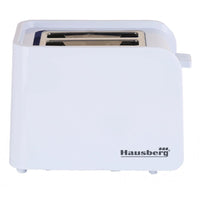 Prajitor de paine Hausberg HB-195A, 750 W, 2 felii, functie decongelare, functie reincalzire, 6 trepte putere, Alb