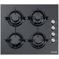 Plita incorporabila Hausberg HB-563, Gaz, 4 arzatoare, Negru