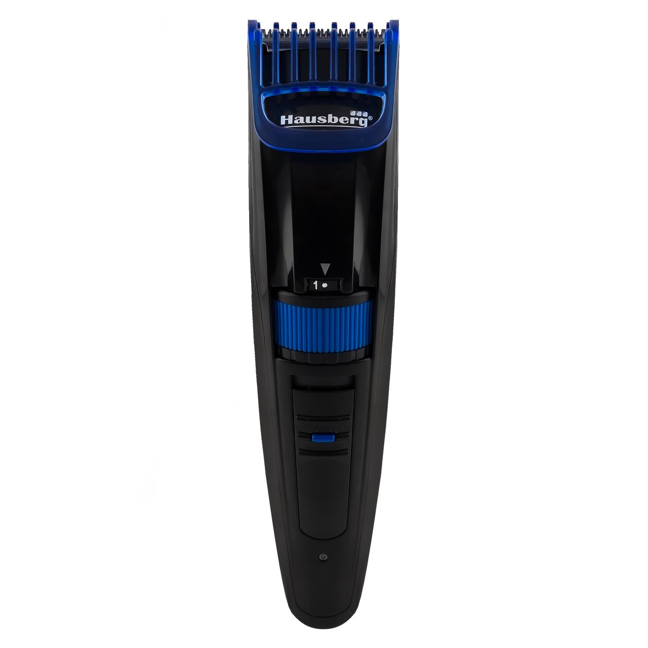 Masina de tuns Hausberg HB-66BL, Reincarcabila, Lame detasabile, Pieptene ajustabil, Albastru