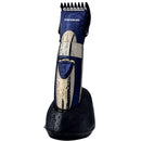 Masina de tuns reincarcabila HAUSBERG HB-64BL cu adaptor, Bleu/Auriu