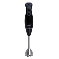 Blender de mana Hausberg HB-7672NG, 300 W, Lama din otel inoxidabil,Tija de otel inoxidabil, 2 viteze, Negru