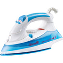 Fier de calcat Hausberg HB-7805BL, 2300W, 165ml, talpa ceramica, jet abur 12g/min, abur verticala 25g/min, sistem antipicurare, sistem autocuratare, Alb/Bleu