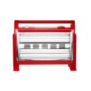 Radiator cu quartz HAUSBERG HB-8102, 1600W, 2 trepte, Protectie la supraincalzire, Rosu