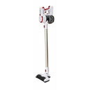 Aspirator vertical Hausberg HB-2027, putere 220W, fara sac, capacitate 0.25 l, filtre lavabile, 2 viteze, perie rotativa, timp de lucru 20-40 min, Alb