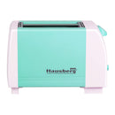 Prajitor de paine HAUSBERG HB-150BL, 750 W, capacitate 2 felii, 7 trepte reglare temperatura, oprire automata, Bleu