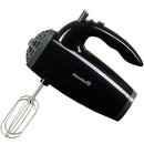 Mixer de mana Hausberg HB-4119NG, 5 viteze, putere 300W, motor de cupru, Negru