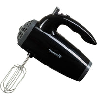 Mixer de mana Hausberg HB-4119NG, 5 viteze, putere 300W, motor de cupru, Negru