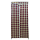 Dulap textile E004 portabil pentru depozitare, cu cadru metalic