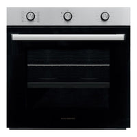Cuptor incorporabil Hausberg HB-8053IN, Electric, Putere 2225 W, 71 l, 8 Functii, Ventilatie, Timer, Clasa A, Negru/Inox